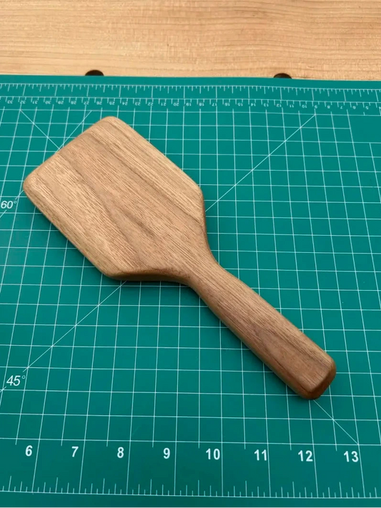 Hairless Harebrush Prototype in Black Walnut